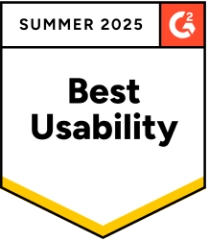 G2 Summer 2025 Best Usability