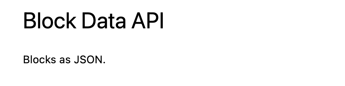 Heading and paragraph block in editor