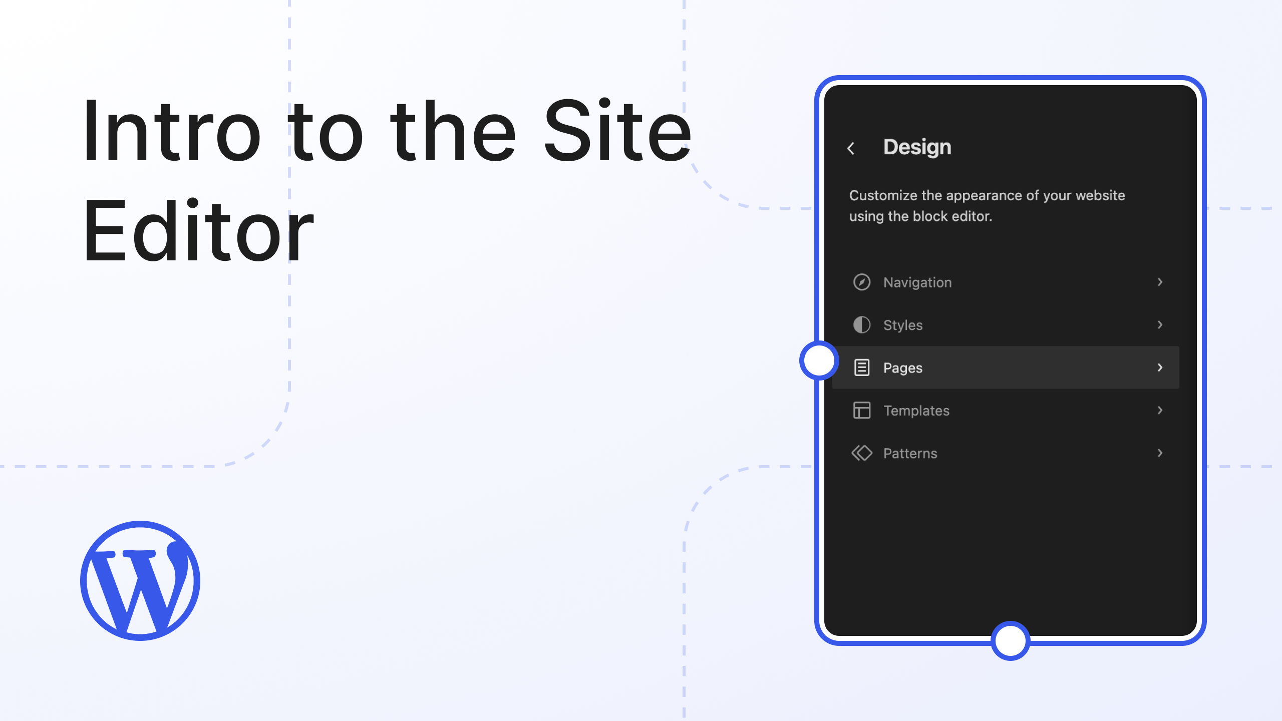 Panimula sa Site Editor